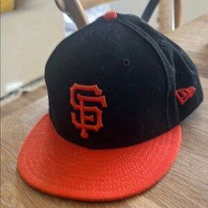 New Era Black and Orange Giants Hat